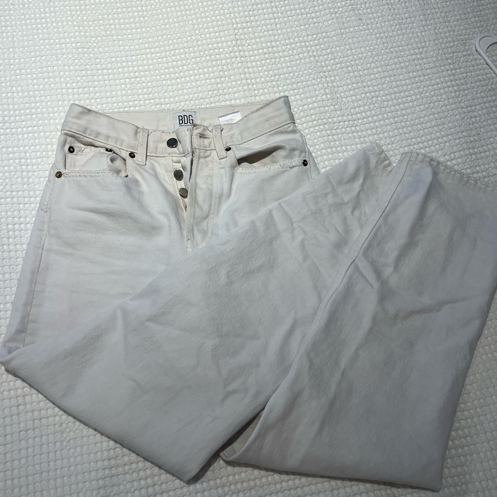 Urban Outfitters Women's Cream Jeans